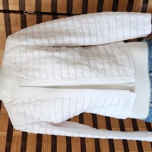 Lafayette 148 NY linen zip up jacket